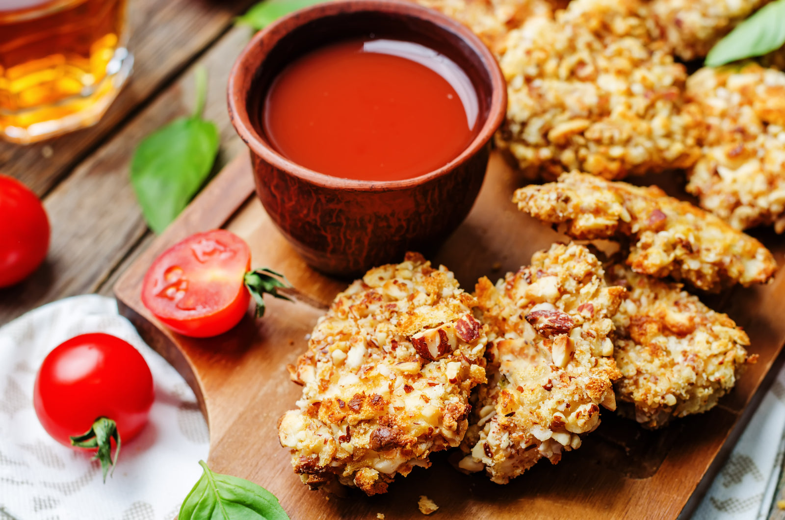Almond Meal Buffalo Chicken Tenders