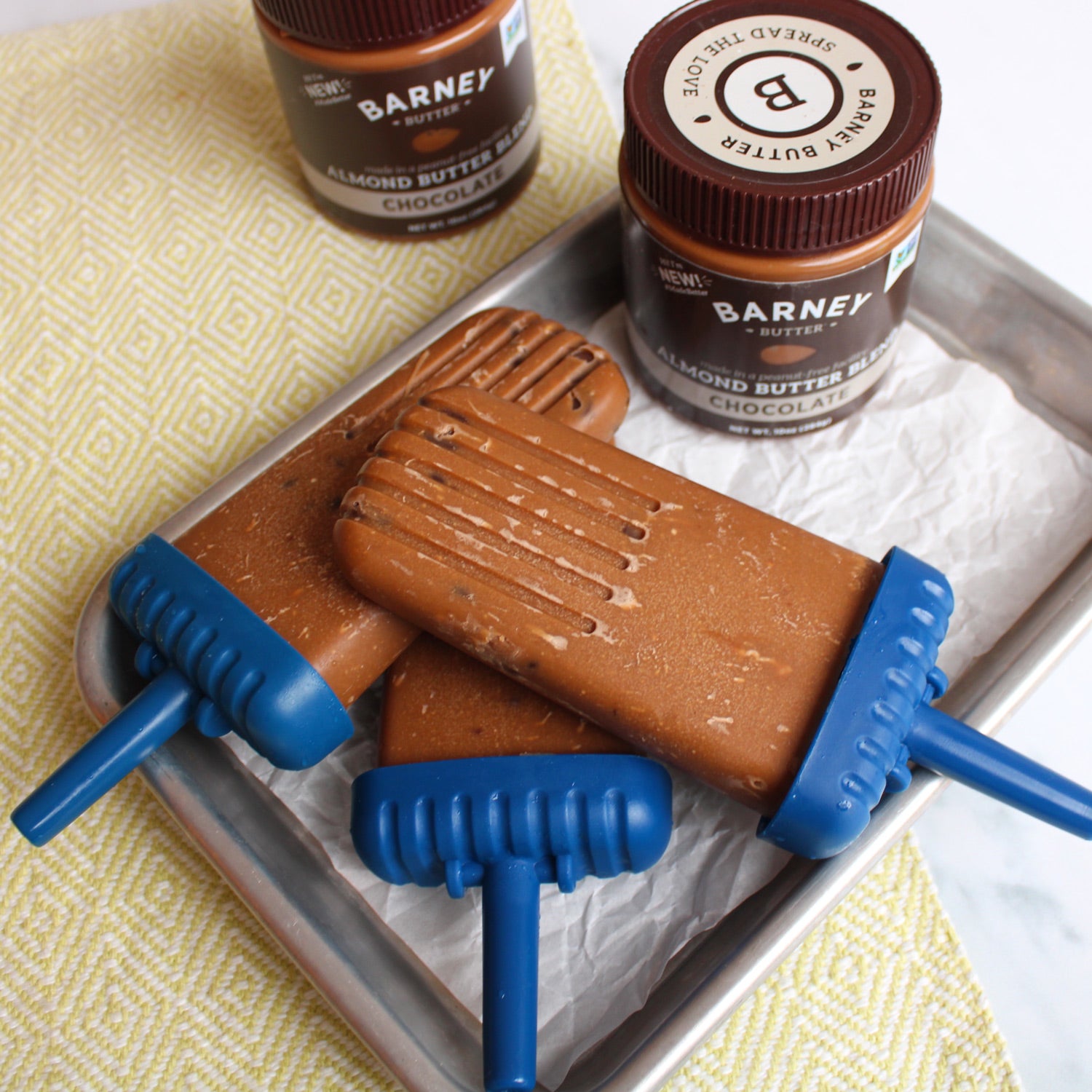 Chocolate Chip Cookie Dough Popsicles