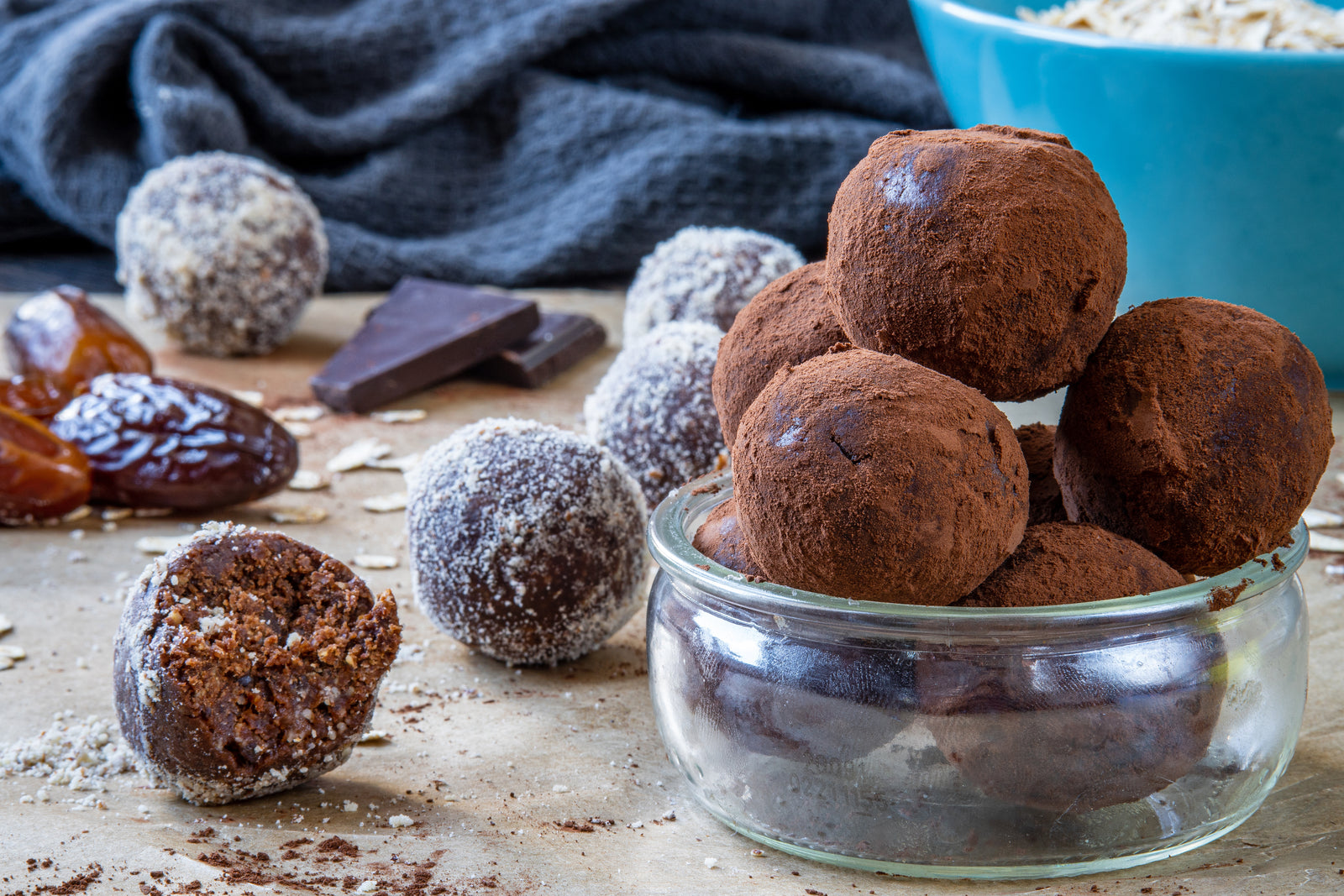 Chocolate Almond Butter Energy Bites