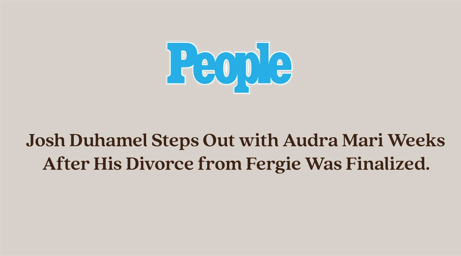 People.com - Josh Duhamel