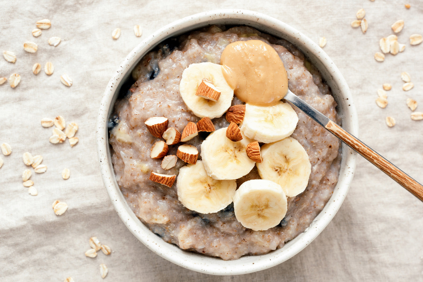 One Minute Barney Butter Banana Oatmeal
