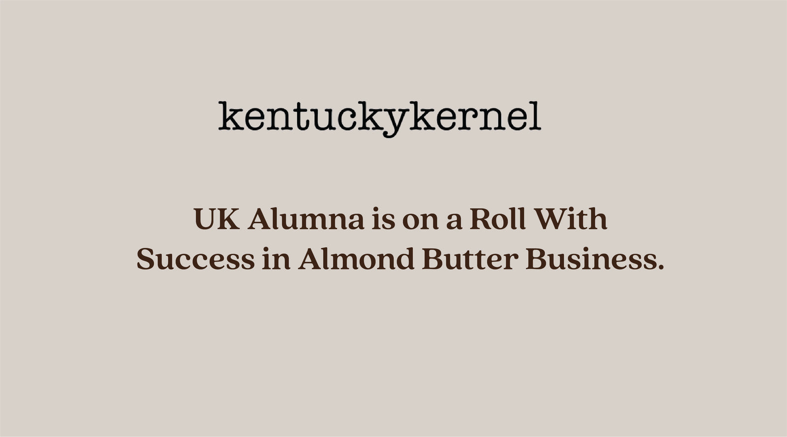 Kentucky Kernel