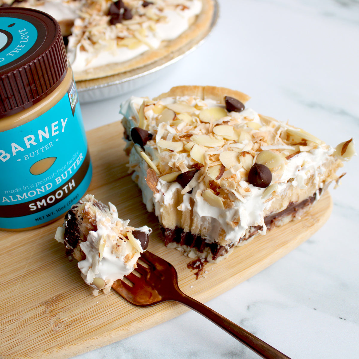 Almond Butter Chocolate Delight Pie
