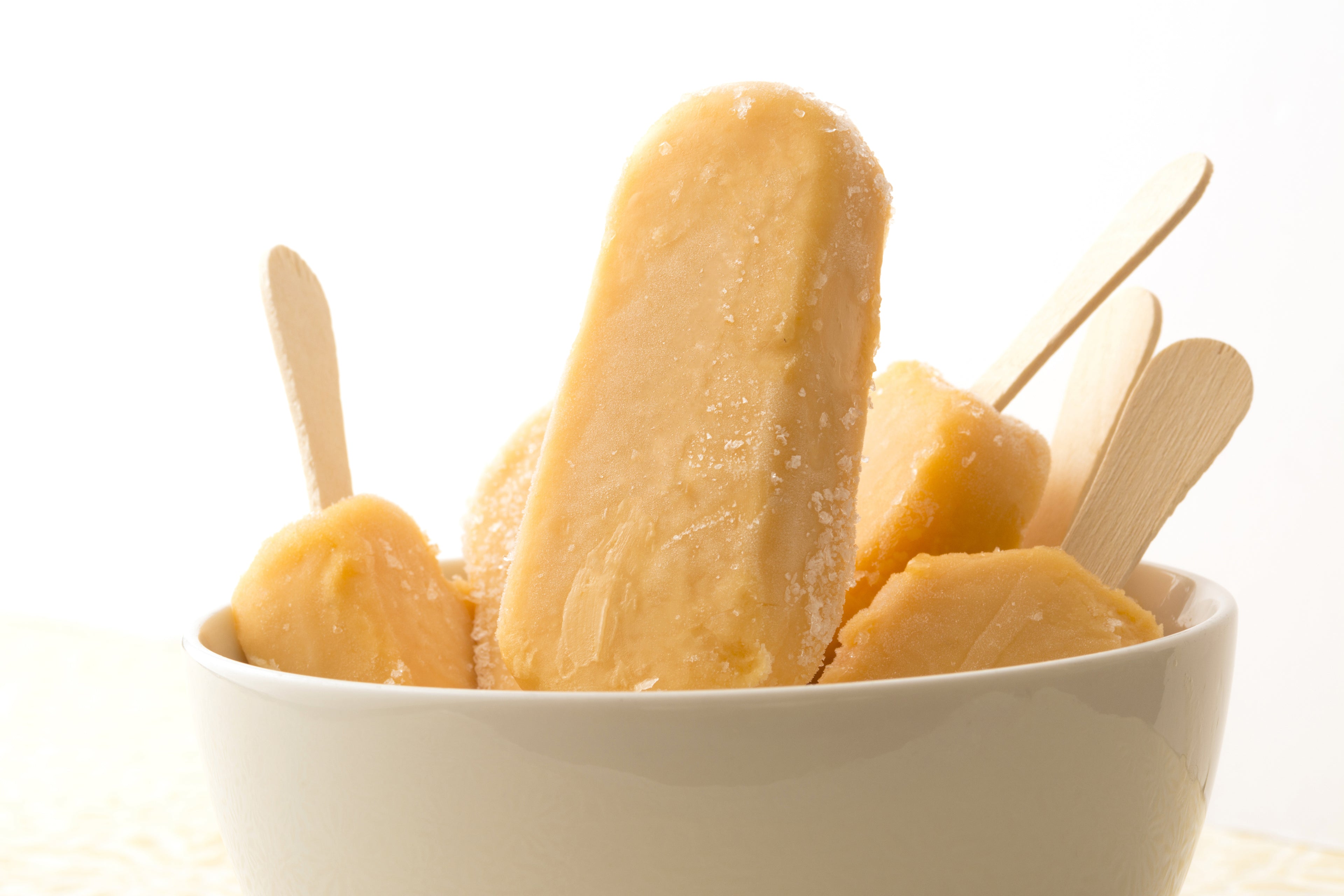 Banana Almond Butter Popsicles