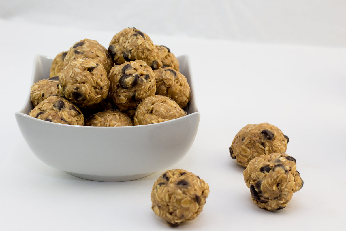 No Bake Almond Butter Granola Balls
