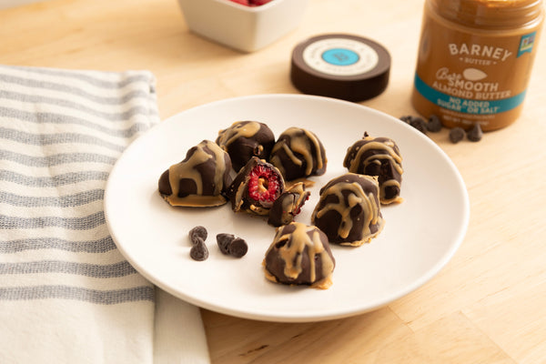 Raspberry Almond Butter Bites