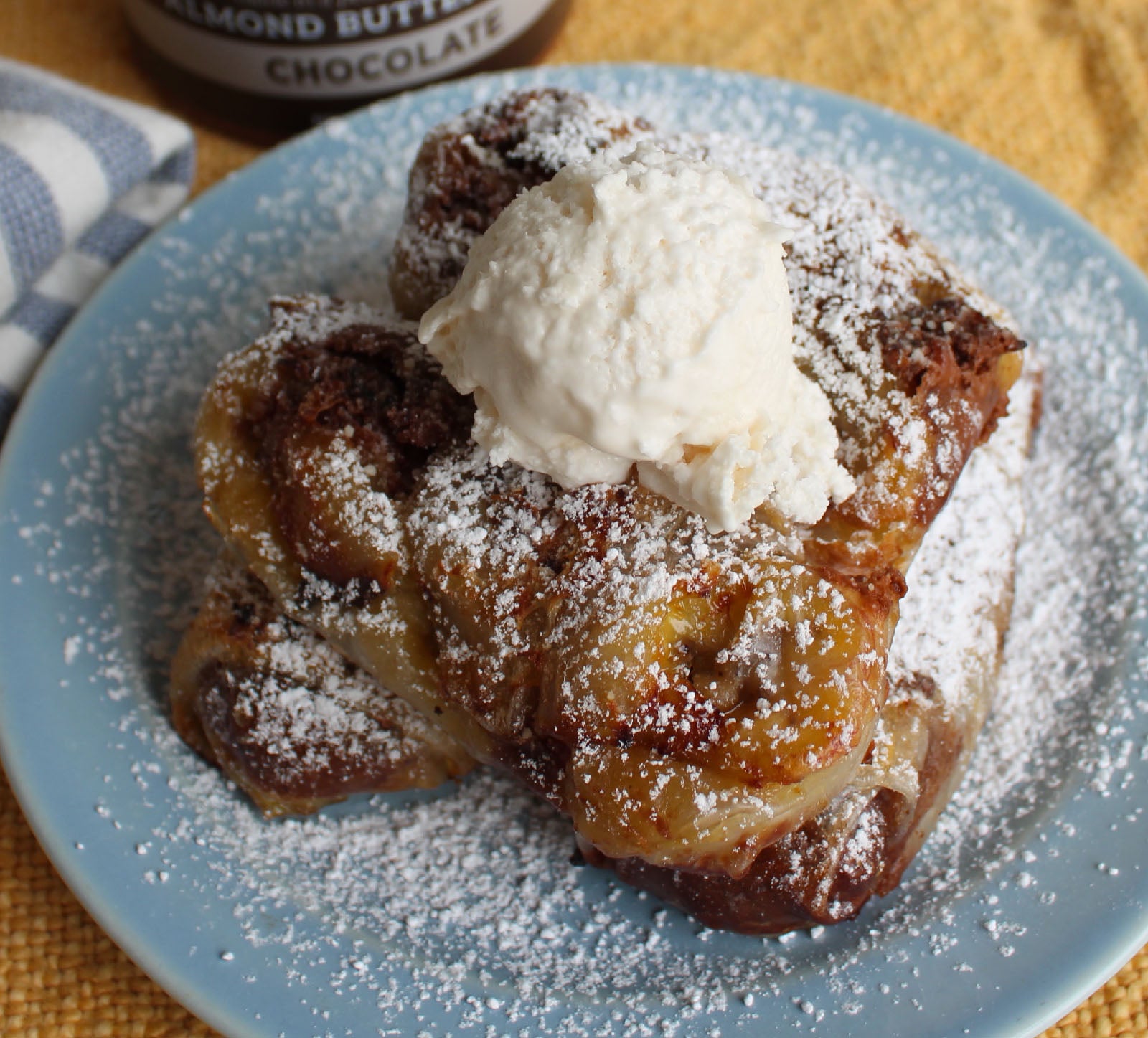 Banana Chocolate Almond Butter Spring Rolls