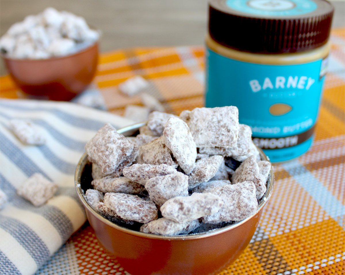 Autumn Puppy Chow with Barney Butter
