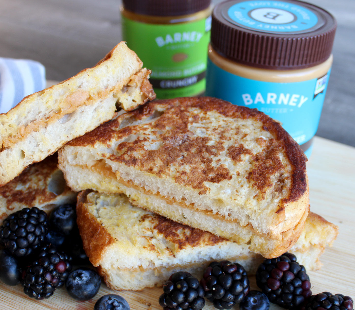 Barney Butter Stuffed French Toast
