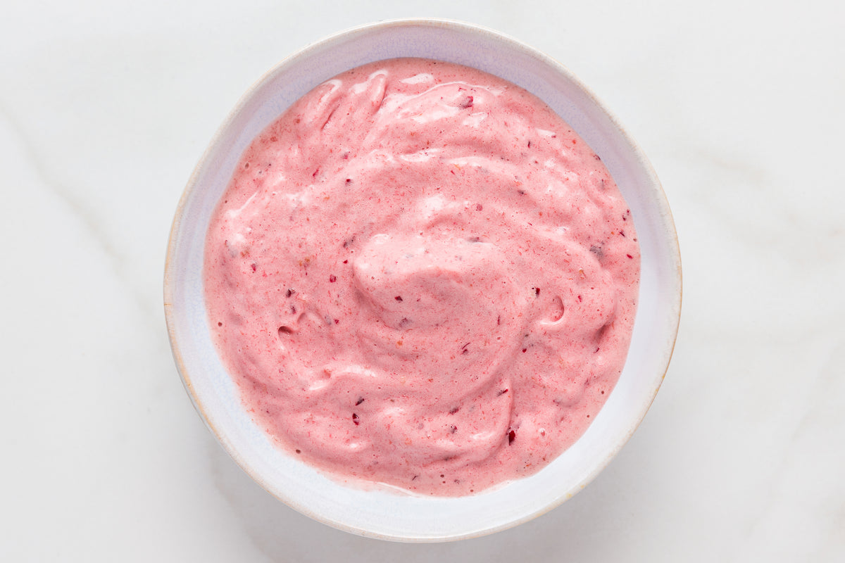 Chilled Strawberry Almond Butter Soup