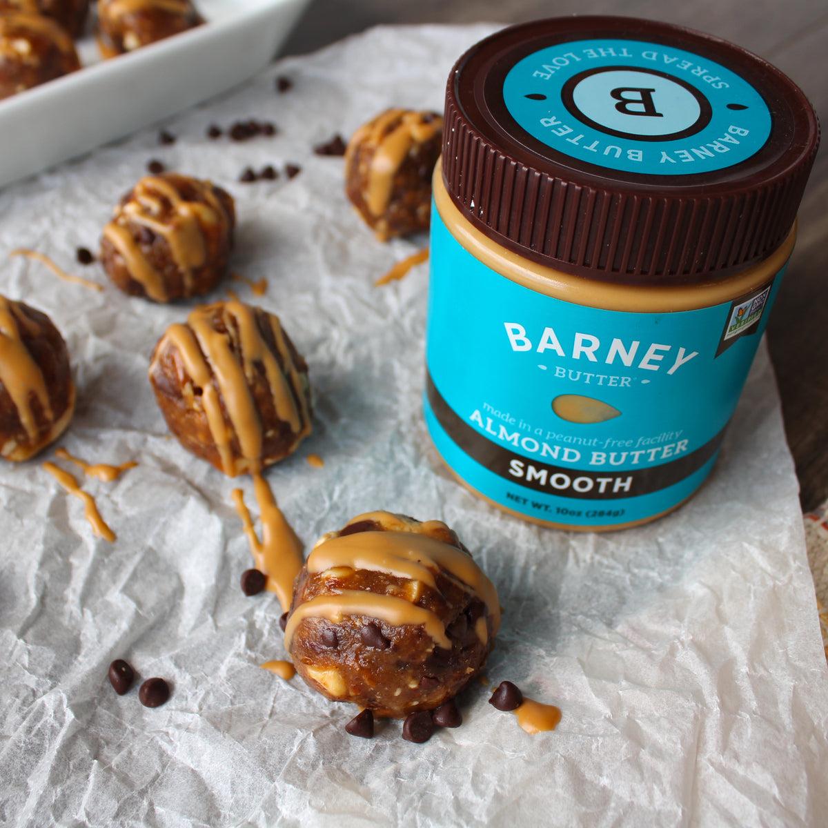 Chocolate Chip Cashew-Almond Energy Balls