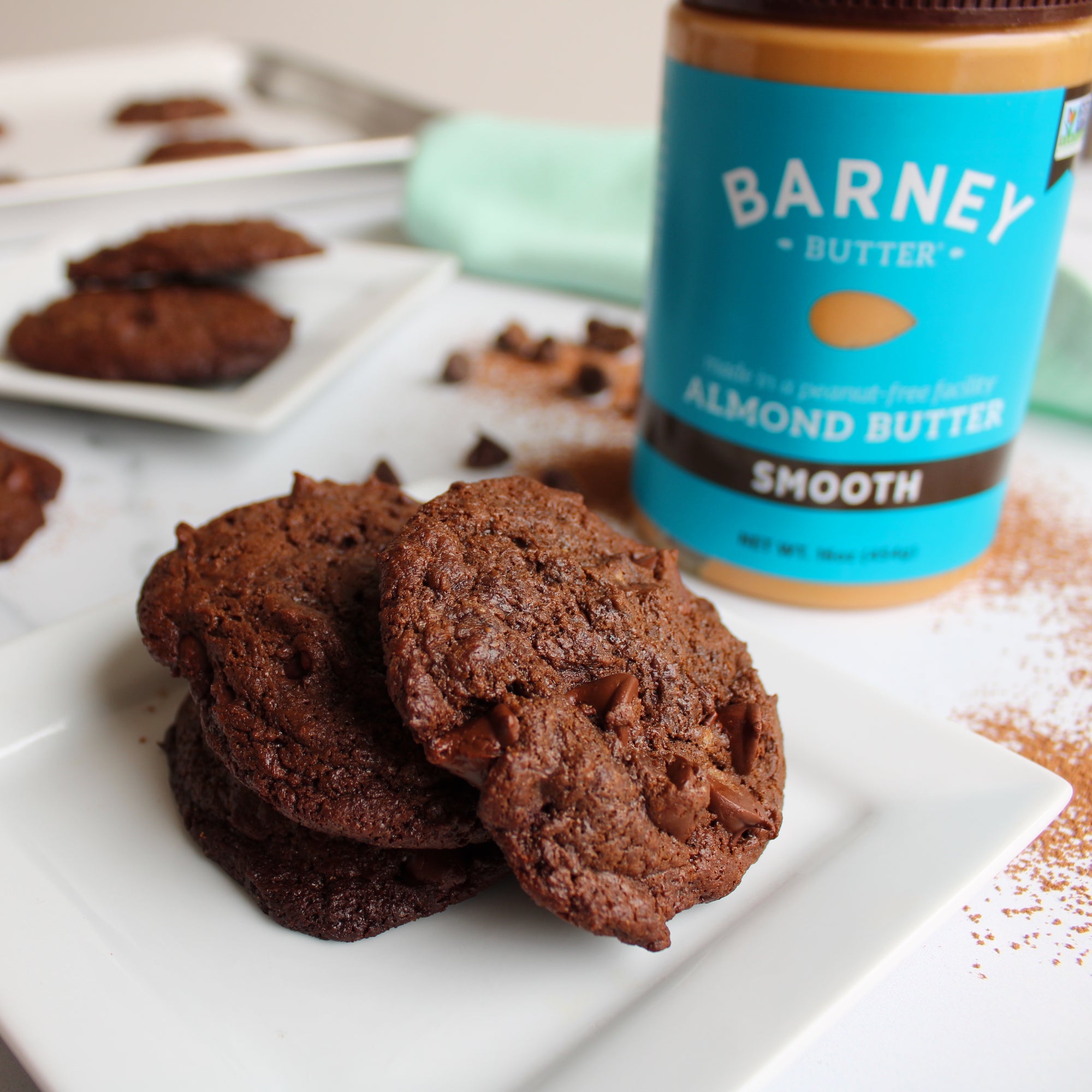 Double Chocolate Chunk Almond Butter Cookies (Grain-Free)