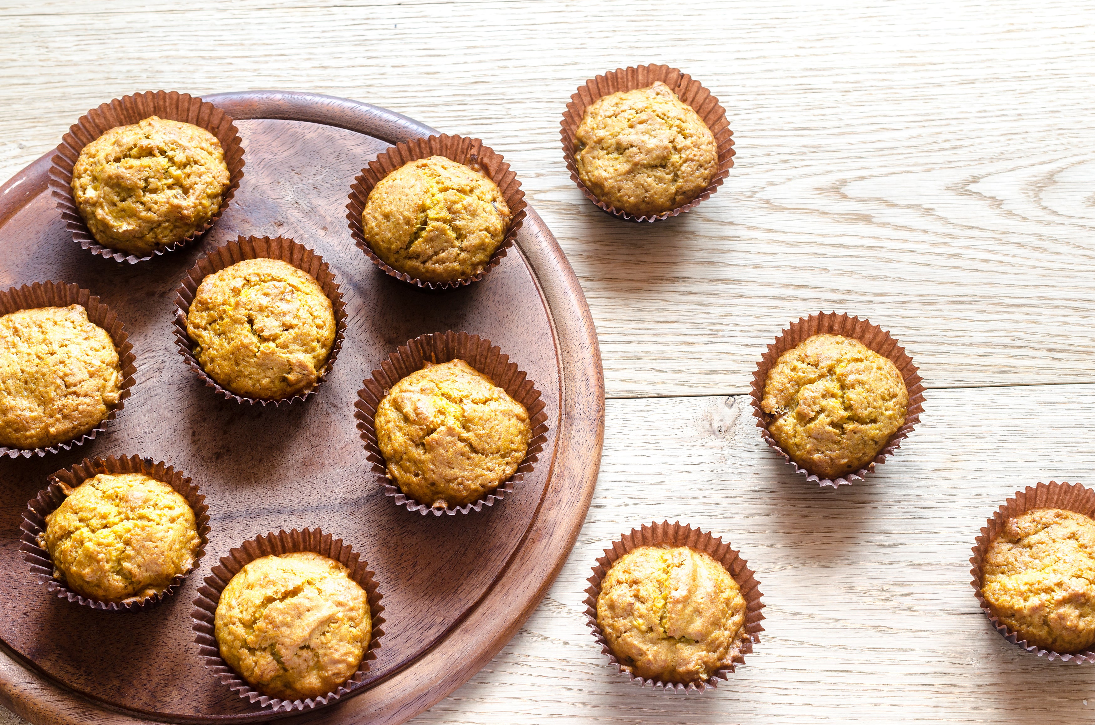 Whole Grain Almond Butter Muffins