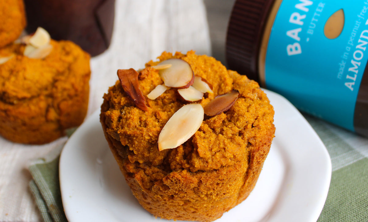 Almond Butter Pumpkin Muffins