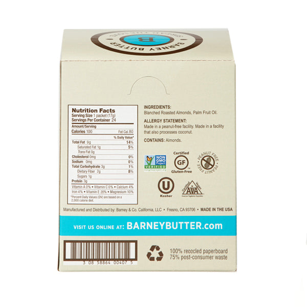 Bare Smooth Almond Butter Snack Pack