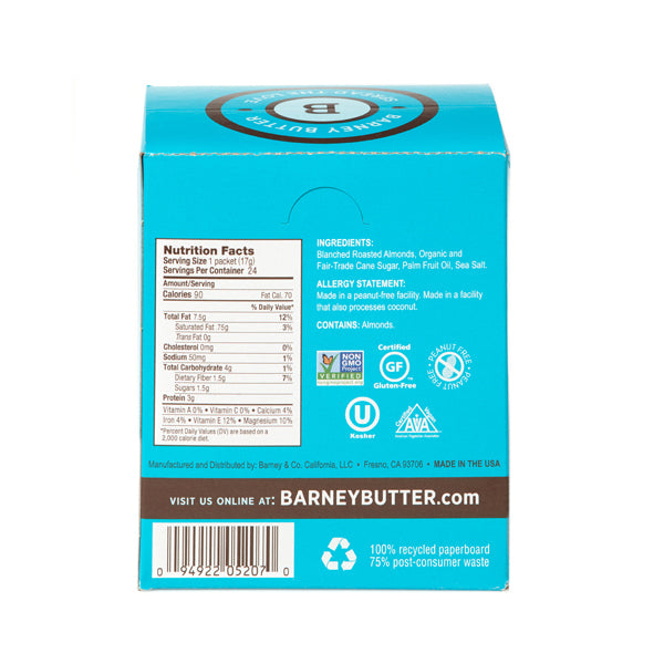 Smooth Almond Butter Snack Pack